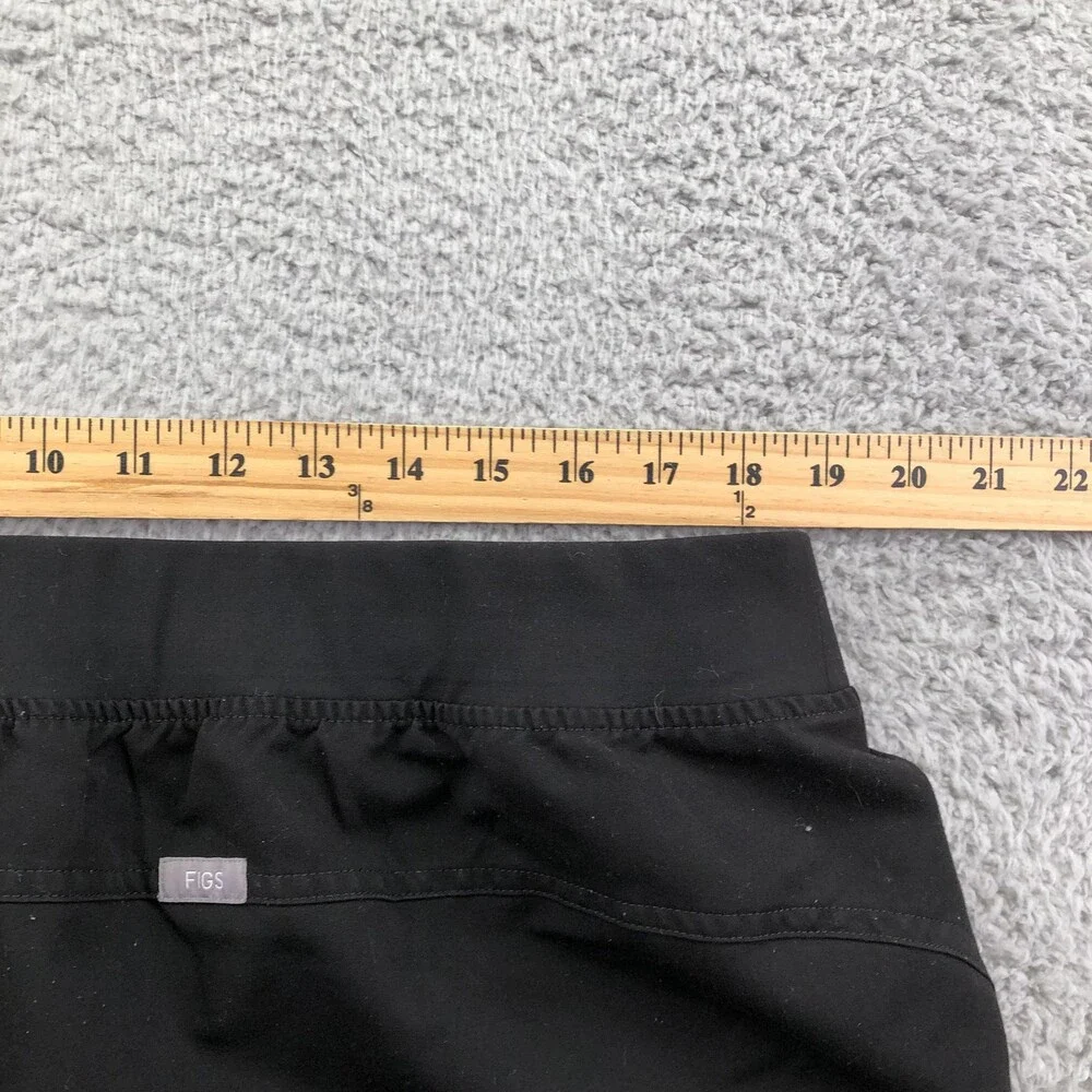 FIGS Scrub Pants Mens 3XL Black Technical Collection Straight Leg Drawstring